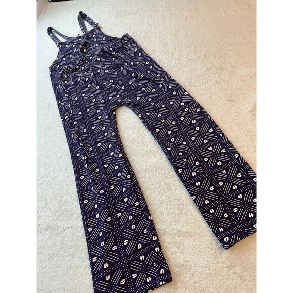Ade + Ayo Black History Month Size Large 12-14 Overalls - Purple Abstract - Picture 6 of 16